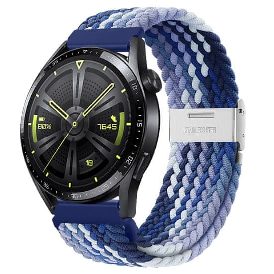 BStrap Elastic Nylon 2 pašček za Samsung Gear S3, blueberry