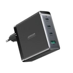 Joyroom Gan Ultra polnilnik USB / 3x USB-C 140W + kabel USB-C, črna