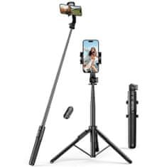 Ugreen LP586 bluetooth selfie palico s stojalom, črna