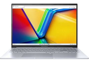 ASUS Vivobook K3604VA-OLED-L731W prenosnik, i7-1360P, 16GB, SSD1TB, 16UHD, W11H, srebrni (90NB1072-M003K0)