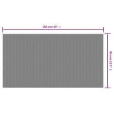 Vidaxl Zunanja preproga modra in bela 80x150 cm dvostranski dizajn