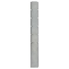 Vidaxl Stebri za vrtno ograjo 30 kosov srebrni 160 cm pocinkano jeklo