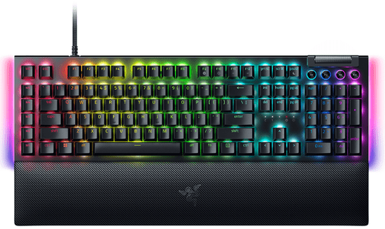 Razer BlackWidow V4 tipkovnica, zelene stikala, US SLO g., črna (RZ03-04690100-R3M1)