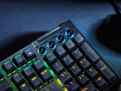 Razer BlackWidow V4 tipkovnica, zelene stikala, US SLO g., črna (RZ03-04690100-R3M1)