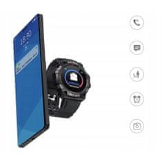 Verkgroup Športna LCD pametna ura Android in iOS FD68 črna bluetooth
