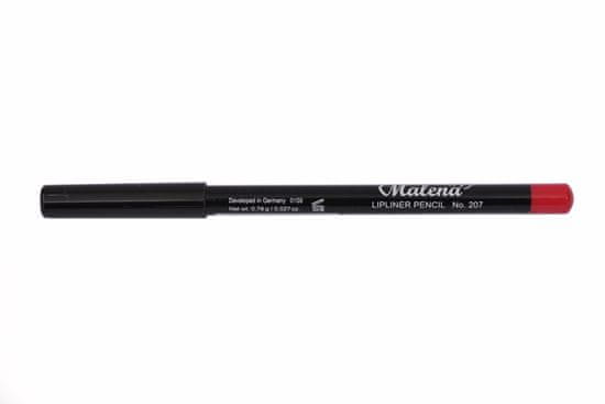 Malena cosmetics svinčnik za ustnice mehka formula tip 207 (paket 5 kosov)