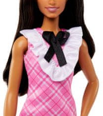 Mattel Barbie 209 lutka roza karirasta obleka (FBR37)