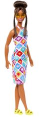 Mattel Barbie 210 lutka s pisano obleko (FBR37)