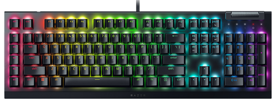 Razer Razer BlackWidow V4 X, zelena stikala, US SLO g., črna (RZ03-04700100-R3M1)