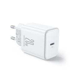 Joyroom USB-C 20W PD omrežni polnilnik s kablom za iPhone Lightning bele barve