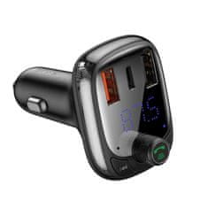 shumee Bluetooth oddajnik 2v1 + polnilec za avto S-13 Overseas Edition, črn