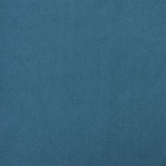 Greatstore Pasja postelja modra 70x45x33 cm žamet