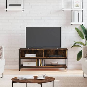 Vidaxl vidaXL TV omarica dimljen hrast 100x35x45 cm