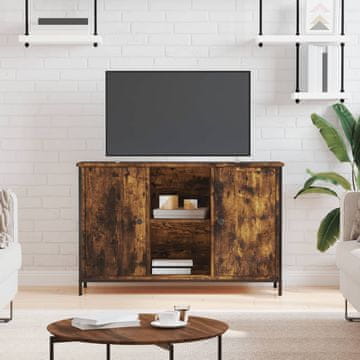 Vidaxl vidaXL TV omarica dimljen hrast 100x35x65 cm