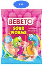 Bebeto  žele bonboni Worms 80g (2 kom)