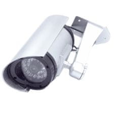 Grundig Srebrna lažna kamera z LED – bullet