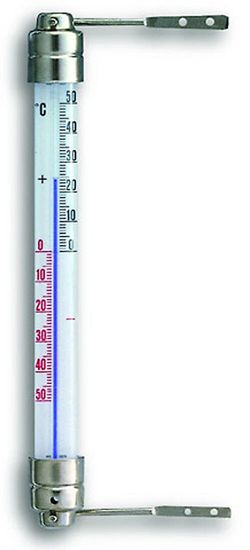 STREFA Okenski termometer 22cm kovinski