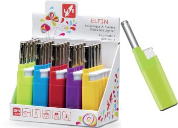 STREFA Vžigalnik ELFIN 12 cm plamen, mešanica barv