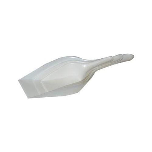 Cucchiaio Grande Plastime - 35cm HDPE Per Alimenti Bianco