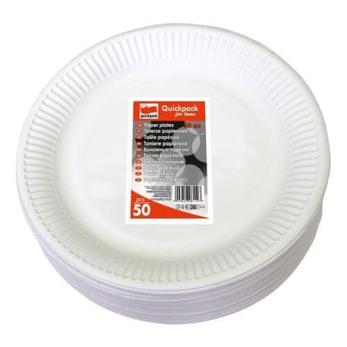 Papirnati krožnik 23 cm (50 kosov) za enkratno uporabo
