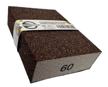 Abrazivna goba 4-stranska 100x70x25mm zrnatost 40