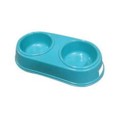 MAT Dvojna pasja skleda 26,5x12,5 cm iz plastike