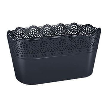 Prosperplast Prsni drog 28,5x13,5x15,5cm, antracit