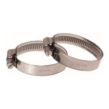 STREFA Cevna objemka 10- 16/9 mm iz nerjavečega jekla (2 kosa)