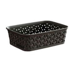 Curver RATTAN plastična košara rjava 20x14x6cm "Y" STYLE