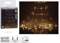 STREFA Božična razsvetljava Mreža 1,9 m 160 LED topla bela