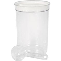 Curver Okrogel kozarec 1,7 l + plastična merilna skodelica 