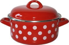 Metalac Rendlet + pokrov premer 14cm 1l PUNTIK CRV