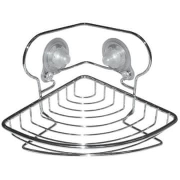 STREFA Vogalna kromirana polica 20x20x3,5cm