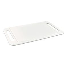 STREFA Servirna deska bela 50x30cm plastika 