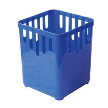 Plastkon Odcejalnik za jedilni pribor z 1 predalom iz kvadratne plastike
