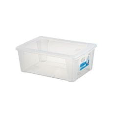 Stefanplast Plastična škatla za shranjevanje s prozornim pokrovom SCATOLA 10L, 36,5x25,5x14cm