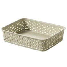 Curver RATTAN plastična košara smetana 26x20x6cm "Y" STYLE