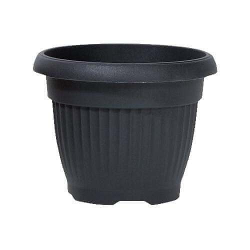 Prosperplast Cvetlični lonec Nova antracit premer 30 cm