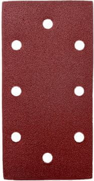 Matrica za brušenje 93x185mm, zrnatost 100 SZ, 8 lukenj (5 kosov)