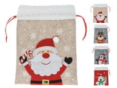 STREFA Božična vrečka, božič 26cm filc mešanica dekorjev