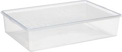 Plast Team Škatla za čevlje 19l, 55x36,5x11,8cm s plastičnim pokrovom, TRA