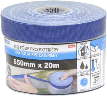 Makocolor zunanji maskirni trak 55cmx20m samolepilni s pokrivno folijo