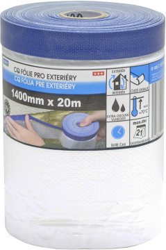 Makocolor zunanji maskirni trak 140cmx20m samolepilni s pokrivno folijo