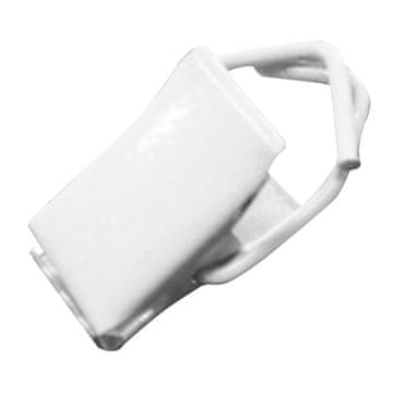 STREFA Stenica za zavese, kovinska, bela (500 kosov)