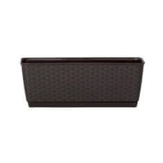 Prosperplast Prsni koš RATOLLA rjav 38,6x15,4x14cm