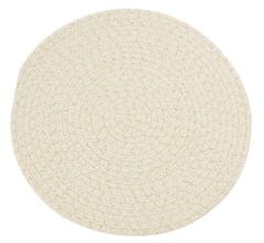 M.A.T Group podloga premera 38 cm BELA/ZLATA LUREX