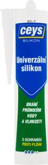 STREFA Univerzalni silikon 280ml bele barve CEYS