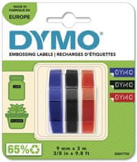 Dymo Trak 3D,9mmx3m,, za domače etiketirke (3 kosi)