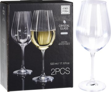 STREFA Kozarec za vino 520ml (2 kosa)