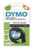 Dymo Trak LETRATAG 12mmx4m BELA plastika